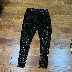 Fashion Nova Glossy Black Leggings